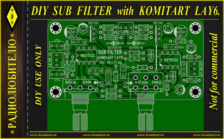 DIY-SUB-FILTER-with-KOMITART-LAY6-PROJECT