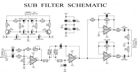 DIY SUB FILTER SCHEMATIC