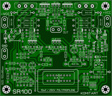 SR100 with POIYPROPILENE LAY6 FOTO