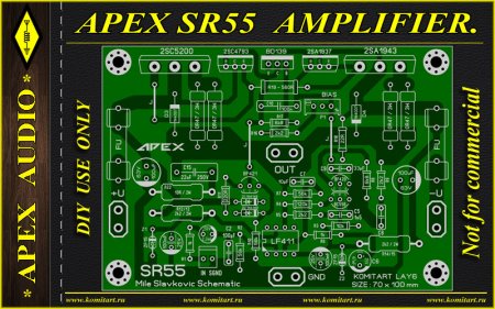 APEX SR55 Amplifier Komitart Project
