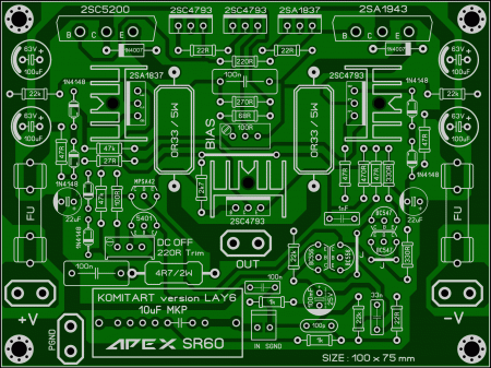 APEX SR60 Amplifier KOMITART LAY6 FOTO