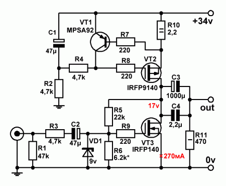 ZEN Headphone Amplifier Schematic