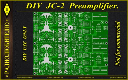 JC-2 preamplifier Komitart project