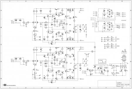 HA2012 headphone amplifier schematic