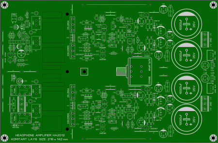 HA2012 headphone amplifier Komitart LAY6 foto