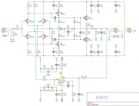DOA33 preamplifier schematic