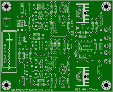 EB PREAMP KOMITART LAY6 foto