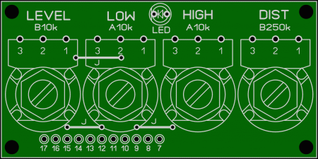 BOSS HM-2 Regulator board LAY6 foto