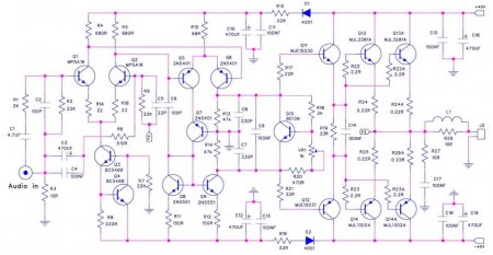 SYM5-3 amplifier schematic