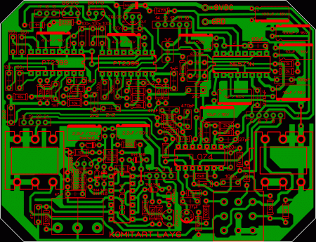 Atmosphere Delay PCB 1 Komitart LAY6