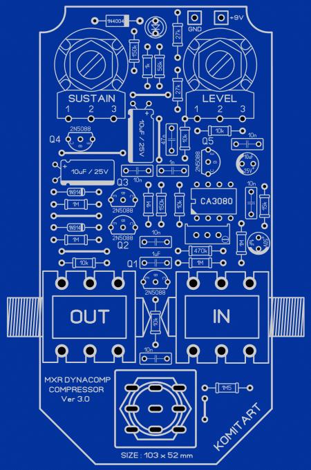 MXR Dynacomp Comressor V3 LAY6 foto