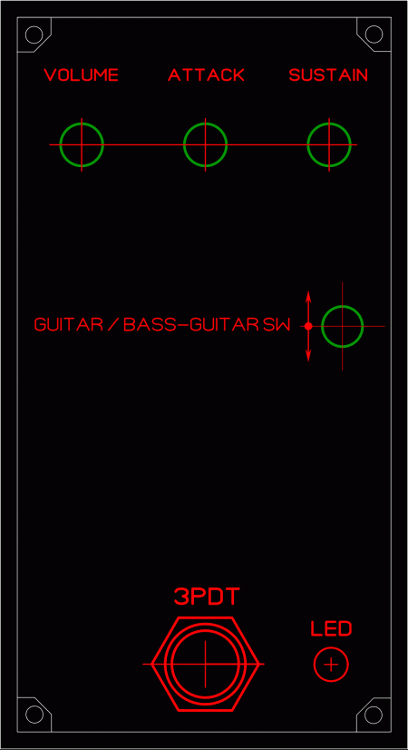 IBANEZ guitar & bass-guitar compressor Komitart 