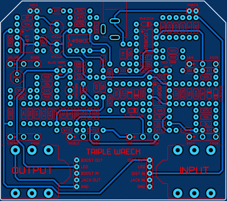 Wampler Triple Wreck LAY6 F1 KOMITART