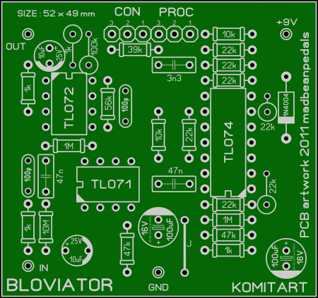 BLOVIATOR pedal Komitart LAY6 foto