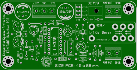 LM339 Comparator Speaker Protection_KOMITART_LAY6 Foto