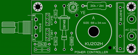 КУ202Н Regulator for soldering iron with diode bridge Komitart LAY6 foto