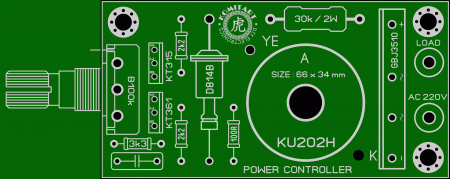 202 Regulator for soldering iron with diode bridge Komitart LAY6 foto