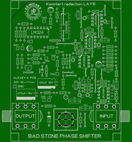 BAD STONE PHASE SHIFTER _ Komitart LAY6 foto