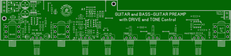 GUITAR AND BASS GUITAR PREAMPLIFIER LAY6 Foto