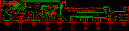 GUITAR AND BASS GUITAR PREAMPLIFIER LAY6