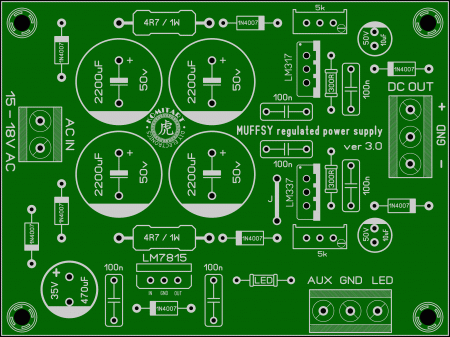 Muffsy regulated PSU ver 3 Komitart LAY6 photo