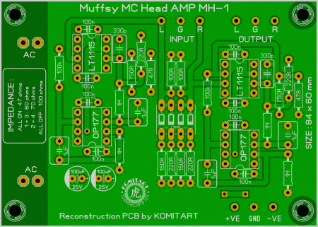 Muffsy MC Head Amp MH-1 Komitart LAY6 photo