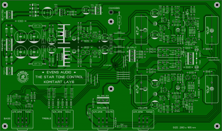 Evens audio The star tone control Komitart LAY6 foto