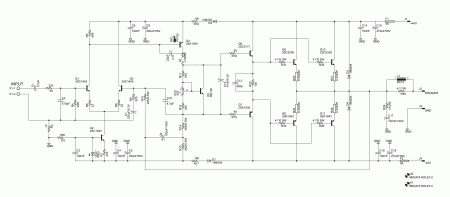 perkutut 150W Amplifier schematic
