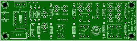 NE555 Optocoupler tester ver 2 komitart LAY6 photo