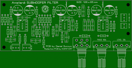 Anistardi Subwoofer Filter Komitart LAY6 photo