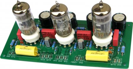 3x12XA7 RIAA preamplifier PCB