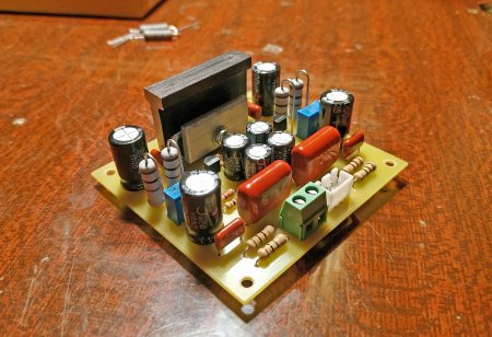2 transistors headphone amp Sergey photo