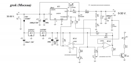 LM2576_KT908 PSU schematic
