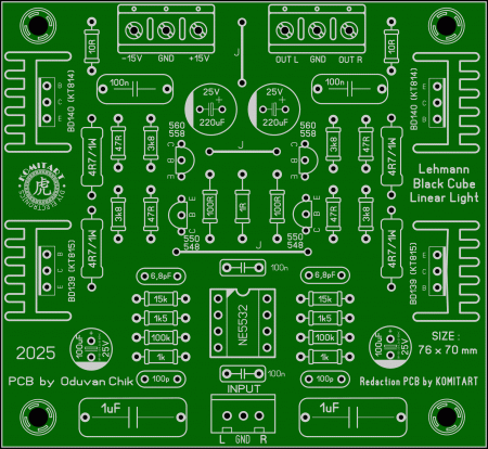 Lehmann Black Cube Linear Light v2 komitart LAY6 photo