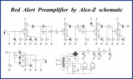 Red Alert Preamp by Alex-Z schematic