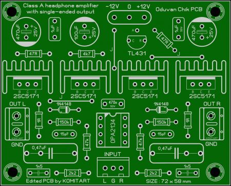 A class HPA with single tact output komitart LAY6 photo