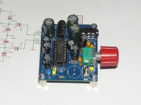 TA7769P amp double layer PCB ���� 1