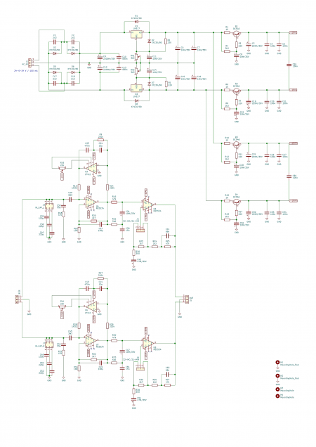 Actidamp Mk2 RIAA phono preamp schematic