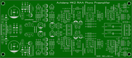 Actidamp MK2 RIAA Phono Preamplifier komitart LAY6 photo