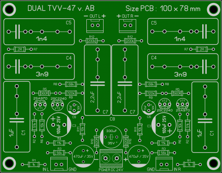Dual TVV-47 phono preamp ver AB komitart lay6 photo