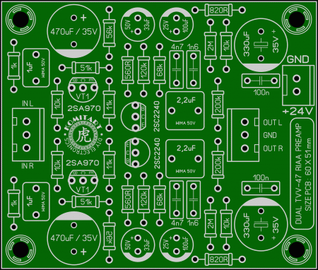 Dual TVV-47 phono preamp ver komitart lay6 photo