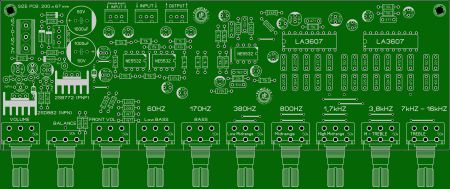 LA3607_NE552 preamp 7 band EQ komitart LAY6 photo