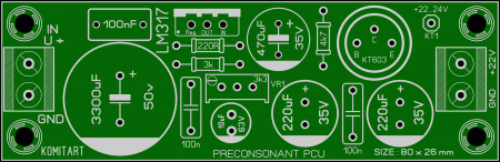 Preconsonant RIAA GERMANIUM PSU 2  komitart LAY6 photo